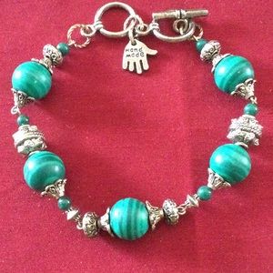 DEC 15 LAST DAY! CLEARANCE: Handmade Green Bead Bracelet